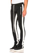 Fear Of God Double Stripe Track Pant In Black,neutral