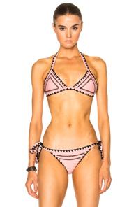 Same Swim Catch Bikini Top In Pink