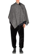 Engineered Garments Jersey Button Shawl In Gray