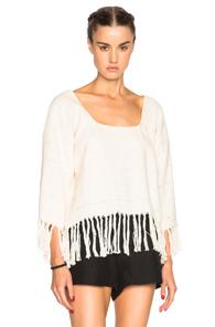 Apiece Apart Boatneck Top In Neutrals