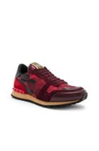 Valentino Sneakers In Red,abstract