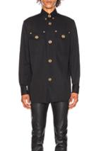 Versace Western Shirt In Black