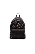 Givenchy Flower Print Nylon Backpack In Black,floral