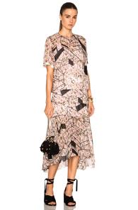Preen By Thornton Bregazzi Talulah Dress In Pink,floral,abstract
