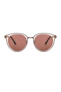 Oliver Peoples Spelman Sunglasses In Pink,animal Print