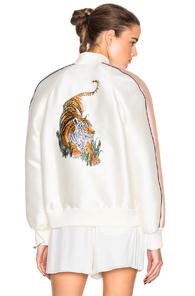 Stella Mccartney Tiger Bomber In White