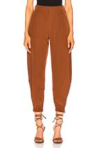 Chloe Tapered Pants In Brown
