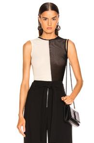 Georgia Alice Twist Tank Top In Black,neutral