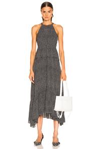 A.l.c. Rosa Rimini Dress In Black,polka Dots