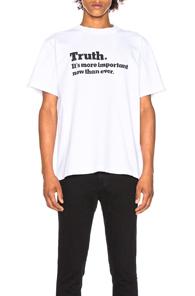 Sacai Truth Tee In White