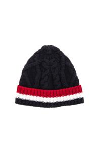 Thom Browne Aran Cable Hat In Blue