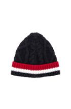 Thom Browne Aran Cable Hat In Blue