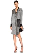 Rag & Bone Striped Blazer Dress In Stripes,black