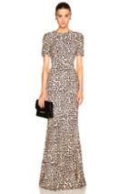 Givenchy Leopard Gown In Animal Print,neutrals