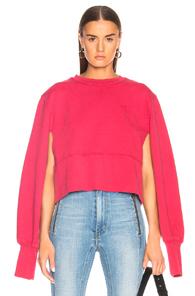 Tre Editor Crew Sweatshirt In Red