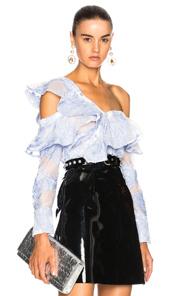 Self-portrait Filcoupe Top In Blue