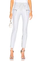 Unravel Plonge Lace Up Skinny Pant In Gray