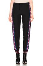 Vetements X Champion Knee Shaped Tape Sweatpants In Black