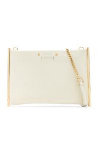 Chloe Roy Smooth Calfskin Clutch In White