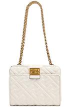 Fendi Upside Down Crossbody Bag In White