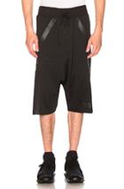 Y-3 Yohji Yamamoto 3 Stripes Shorts In Black