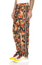 Just Don Camo Track Pant In Camo,orange,neutral