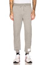 Thom Browne Honeycomb Pique Sweatpants In Gray