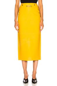 Calvin Klein 205w39nyc Midi Skirt In Yellow
