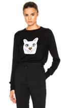 Loewe Cat Sweater In Black