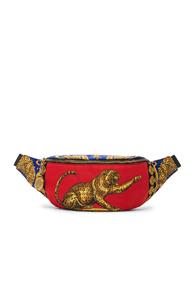 Versace Jaguar Fanny Pack In Red,floral