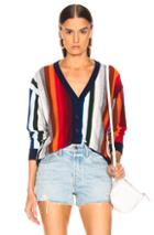 The Great Co-ed Cardigan In Blue,stripes,red,white