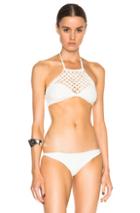 Mikoh Lanikai Bikini Top In White,neutrals