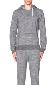 Maison Margiela Japanese Cotton Hoodie In Gray