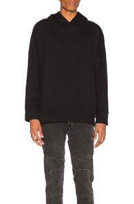 Stampd Draped Hoodie In Black
