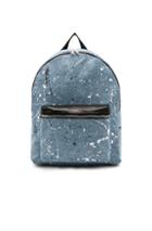 Amiri Denim Backpack In Blue