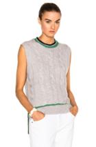 3.1 Phillip Lim Collegiate Sleeveless Sweater In Gray