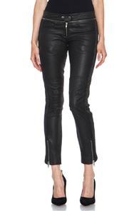 Isabel Marant Kerry Stretch Leather Pant In Black