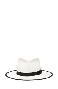 Gladys Tamez Millinery The Sinatra Hat In White