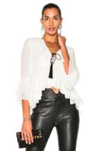 Cinq A Sept Pacifique Blouse In White