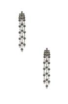 Alberta Ferretti Crystal Chandelier Earrings In Metallics