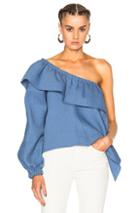 Rachel Comey Georgia Top In Blue