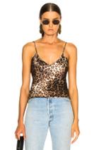 Nili Lotan Isabella Cami Top In Animal Print,brown