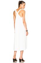 Helmut Lang Cross Back Dress In White