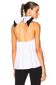 Caroline Constas Bo Top In Black,white