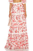 Alexis Serri Skirt In Floral,pink,white