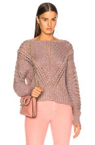 Rag & Bone Roman Pullover In Pink