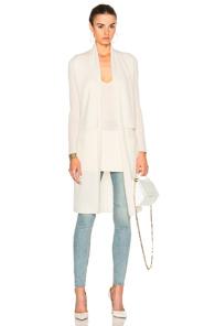 Soyer Layered Vent Cardigan In White,neutrals