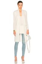 Soyer Layered Vent Cardigan In White,neutrals