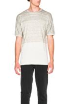 Helmut Lang Gradient Heather Terry Tee In Gray