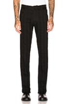 Ann Demeulemeester Trousers In Black,stripes